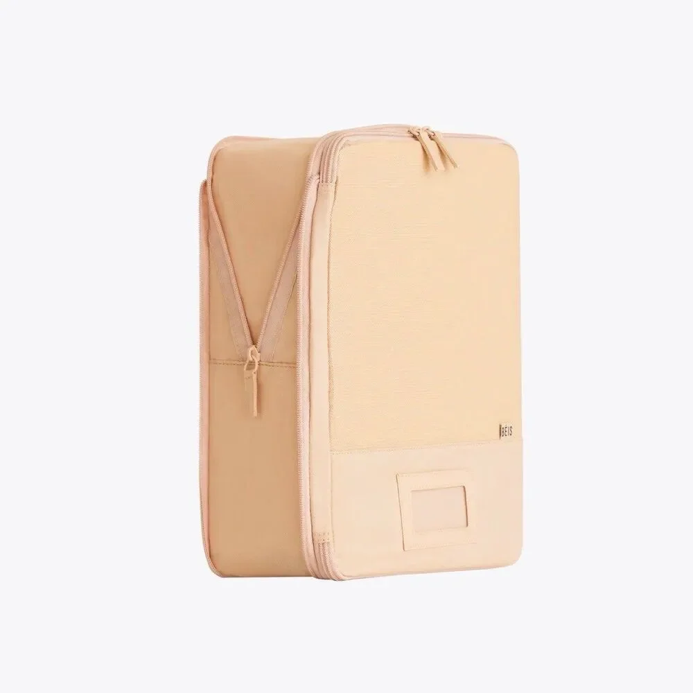 BEIS The Compression Packing Cubes 4 pc Beige - Picture 4 of 5